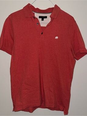 Banana Republic Men's Brick Red Orange Polo Shirt